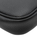 グッチ GUCCI GGマーモント ミニ 772759 ブラック レザー ショルダーバッグ ゴールド金具 チェーンショルダー 黒