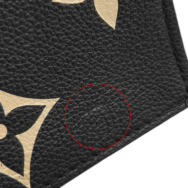 ルイヴィトン LOUIS VUITTON プティット サックプラ M81416 ブラック×ベージュ モノグラムアンプラント 2WAYバッグ ゴールド金具 黒 ショルダー