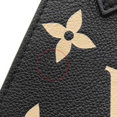 ルイヴィトン LOUIS VUITTON プティット サックプラ M81416 ブラック×ベージュ モノグラムアンプラント 2WAYバッグ ゴールド金具 黒 ショルダー
