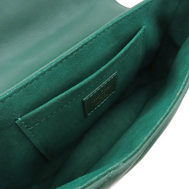 ルイヴィトン LOUIS VUITTON ニューウェーブ チェーンショルダーバッグ PM M55021 エムロード レザー ショルダーバッグ ゴールド金具 緑 LVロゴ