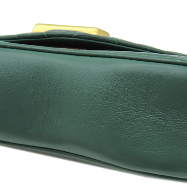 ルイヴィトン LOUIS VUITTON ニューウェーブ チェーンショルダーバッグ PM M55021 エムロード レザー ショルダーバッグ ゴールド金具 緑 LVロゴ