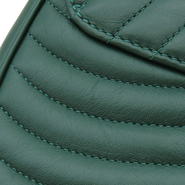 ルイヴィトン LOUIS VUITTON ニューウェーブ チェーンショルダーバッグ PM M55021 エムロード レザー ショルダーバッグ ゴールド金具 緑 LVロゴ