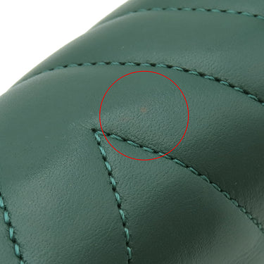 ルイヴィトン LOUIS VUITTON ニューウェーブ チェーンショルダーバッグ PM M55021 エムロード レザー ショルダーバッグ ゴールド金具 緑 LVロゴ