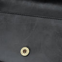 サンローラン SAINT LAURENT フォン フォルダー 635095 ブラック カーフ ショルダーバッグ ゴールド金具 モノグラム カサンドラ 黒 肩掛け