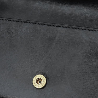サンローラン SAINT LAURENT フォン フォルダー 635095 ブラック カーフ ショルダーバッグ ゴールド金具 モノグラム カサンドラ 黒 肩掛け