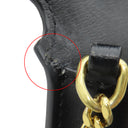 サンローラン SAINT LAURENT フォン フォルダー 635095 ブラック カーフ ショルダーバッグ ゴールド金具 モノグラム カサンドラ 黒 肩掛け