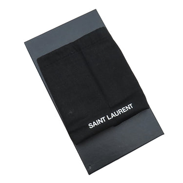 サンローラン SAINT LAURENT フォン フォルダー 635095 ブラック カーフ ショルダーバッグ ゴールド金具 モノグラム カサンドラ 黒 肩掛け