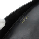 サンローラン SAINT LAURENT フォン フォルダー 635095 ブラック カーフ ショルダーバッグ ゴールド金具 モノグラム カサンドラ 黒 肩掛け