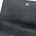サンローラン SAINT LAURENT フォン フォルダー 635095 ブラック カーフ ショルダーバッグ ゴールド金具 モノグラム カサンドラ 黒 肩掛け