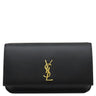 サンローラン SAINT LAURENT フォン フォルダー 635095 ブラック カーフ ショルダーバッグ ゴールド金具 モノグラム カサンドラ 黒 肩掛け