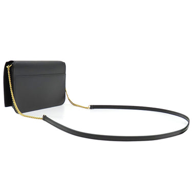 サンローラン SAINT LAURENT フォン フォルダー 635095 ブラック カーフ ショルダーバッグ ゴールド金具 モノグラム カサンドラ 黒 肩掛け