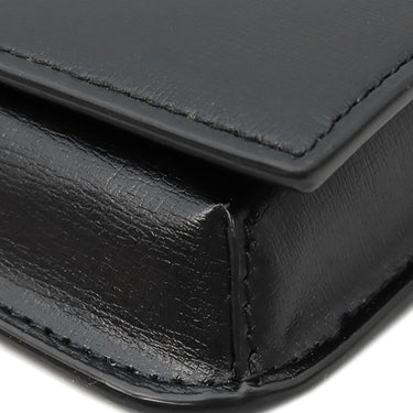 サンローラン SAINT LAURENT フォン フォルダー 635095 ブラック カーフ ショルダーバッグ ゴールド金具 モノグラム カサンドラ 黒 肩掛け