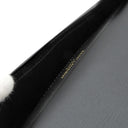 サンローラン SAINT LAURENT フォン フォルダー 635095 ブラック カーフ ショルダーバッグ ゴールド金具 モノグラム カサンドラ 黒 肩掛け