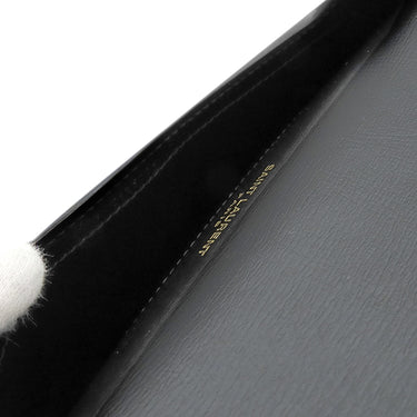 サンローラン SAINT LAURENT フォン フォルダー 635095 ブラック カーフ ショルダーバッグ ゴールド金具 モノグラム カサンドラ 黒 肩掛け