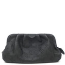 ルイヴィトン LOUIS VUITTON スカラ ミニ M80093 モノグラムマヒナ モノグラムマヒナ 2WAYバッグ シルバー金具 ショルダー クラッチ 黒