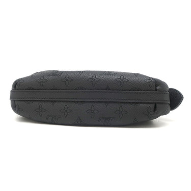 ルイヴィトン LOUIS VUITTON スカラ ミニ M80093 モノグラムマヒナ モノグラムマヒナ 2WAYバッグ シルバー金具 ショルダー クラッチ 黒