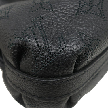 ルイヴィトン LOUIS VUITTON スカラ ミニ M80093 モノグラムマヒナ モノグラムマヒナ 2WAYバッグ シルバー金具 ショルダー クラッチ 黒
