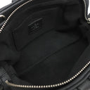 ルイヴィトン LOUIS VUITTON スカラ ミニ M80093 モノグラムマヒナ モノグラムマヒナ 2WAYバッグ シルバー金具 ショルダー クラッチ 黒