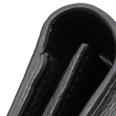 グッチ GUCCI インターロッキングG 510314 ブラック レザー チェーンウォレット ゴールド金具 チェーンショルダーバッグ