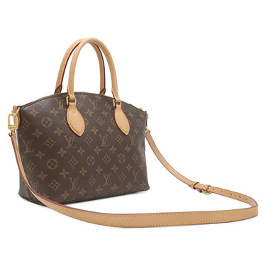 ルイヴィトン LOUIS VUITTON ボエシ NM PM M45986 モノグラム モノグラムキャンバス 2WAYバッグ ゴールド金具 茶 ハンドバッグ ショルダー