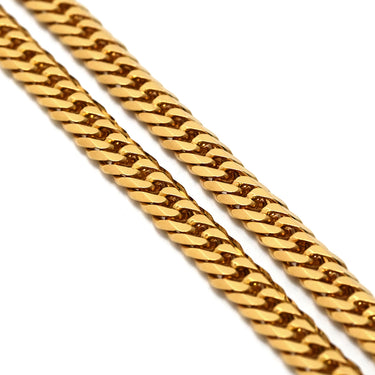 喜平 KIHEI K18 18金 59.8cm 20.2g 6面 ダブル W イエローゴールド K18YG ネックレス 造幣局検定マーク※ショッピングローン対応していません