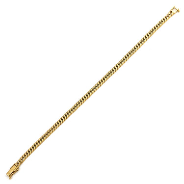 喜平 KIHEI K18 18金 17.8cm 10.1g 6面 ダブル Ｗ イエローゴールド K18YG ブレスレット 造幣局検定マーク ※ショッピングローン対応していません