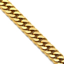 喜平 KIHEI K18 18金 18.2cm 10.2g 6面 ダブル Ｗ イエローゴールド K18YG ブレスレット 造幣局検定マーク ※ショッピングローン対応していません
