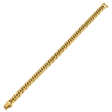 喜平 KIHEI K18 18金 20.8cm 29.6g 6面 ダブル Ｗ イエローゴールド K18YG ブレスレット 造幣局検定マーク ※ショッピングローン対応していません