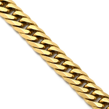 喜平 KIHEI K18 18金 18.3cm 10.0g 6面 ダブル Ｗ イエローゴールド K18YG ブレスレット 造幣局検定マーク ※ショッピングローン対応していません