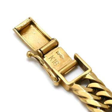 喜平 KIHEI K18 18金 19.3cm 28.3g 8面トリプル イエローゴールド K18YG ブレスレット 造幣局検定マーク ショッピングローン対応していません
