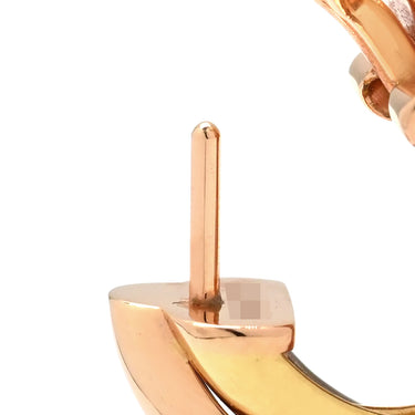 カルティエ Cartier トリニティ クラシックモデル ホワイトゴールドXイエローゴールドXピンクゴールド K18YG K18PG K18WG ピアス Cartier Au750 18K スリーカラー