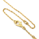 ヴァンクリーフアーペル Van Cleef & Arpels ヴィンテージ アルハンブラ VCARO9VA00 イエローゴールド×グリーン K18YG マラカイト ネックレス Au750 18K YG 緑 マラカイト