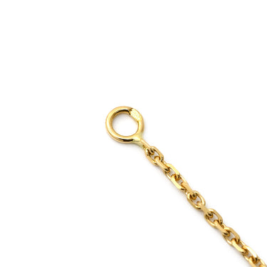 ヴァンクリーフアーペル Van Cleef & Arpels ヴィンテージ アルハンブラ VCARO9VA00 イエローゴールド×グリーン K18YG マラカイト ネックレス Au750 18K YG 緑 マラカイト