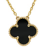 ヴァンクリーフアーペル Van Cleef & Arpels ヴィンテージ アルハンブラ ペンダント VCARA45800 ブラック×イエローゴールド K18YG オニキス ネックレス 750 18K YG 黒 オニキス