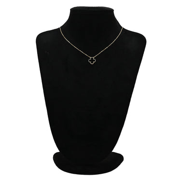 ヴァンクリーフアーペル Van Cleef & Arpels ヴィンテージ アルハンブラ ペンダント VCARA45800 ブラック×イエローゴールド K18YG オニキス ネックレス Au750 18K 黒 オニキス