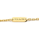 ヴァンクリーフアーペル Van Cleef & Arpels ヴィンテージ アルハンブラ VCARO9VA00 グリーンXイエローゴールド K18YG マラカイト ネックレス Au750 18K YG 緑 マラカイト マット