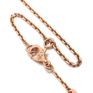 ヴァンクリーフアーペル Van Cleef & Arpels ヴィンテージアルハンブラ ペンダント VCARP2R300 ローズゴールド K18PG ダイヤモンド ネックレス Au750 PG 12粒 ダイヤ