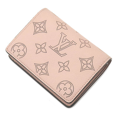 ルイヴィトン LOUIS VUITTON ポルトフォイユ クレア M80629 マグノリア モノグラムマヒナ 二つ折り財布 ゴールド金具 小銭入れ コンパクト