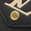 ルイヴィトン LOUIS VUITTON ポルトフォイユ ヴィクトリーヌ M80968 ブラック ベージュ モノグラムアンプラント 三つ折り財布 ゴールド金具 コンパクト財布