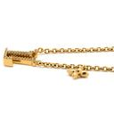 ルイヴィトン LOUIS VUITTON LV アイコニック M00596 ゴールド GP ストラス ネックレス ロゴ モノグラムフラワー LVイニシャル LVサークル