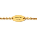 ルイヴィトン LOUIS VUITTON LV アイコニック M00596 ゴールド GP ストラス ネックレス ロゴ モノグラムフラワー LVイニシャル LVサークル