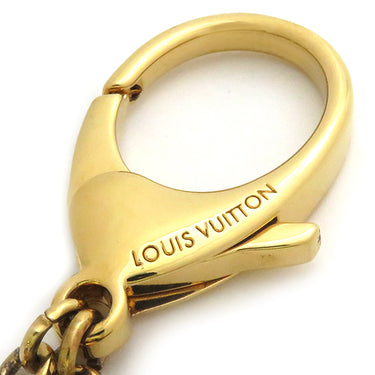 ルイヴィトン LOUIS VUITTON ビジュー サック アンソレンス M65087 ブラウン メタル プラスチック バッグチャーム ゴールド金具 茶 LVロゴ キーホルダー マーブル