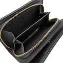 ルイヴィトン LOUIS VUITTON ポルトフォイユ クレア M80151 ノワール モノグラムアンプラント 二つ折り財布 ゴールド金具 黒 コンパクト