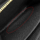 ルイヴィトン LOUIS VUITTON ポルトフォイユ クレア M80151 ノワール モノグラムアンプラント 二つ折り財布 ゴールド金具 黒 コンパクト