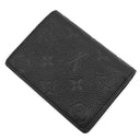 ルイヴィトン LOUIS VUITTON ポルトフォイユ クレア M80151 ノワール モノグラムアンプラント 二つ折り財布 ゴールド金具 黒 コンパクト