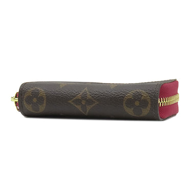 ルイヴィトン LOUIS VUITTON ミュルティカルト M61299 フューシャ モノグラムキャンバス カードケース ゴールド金具 名刺入れ コインケース 茶