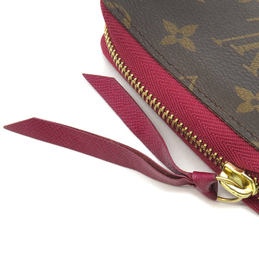 ルイヴィトン LOUIS VUITTON ミュルティカルト M61299 フューシャ モノグラムキャンバス カードケース ゴールド金具 名刺入れ コインケース 茶