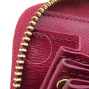 ルイヴィトン LOUIS VUITTON ミュルティカルト M61299 フューシャ モノグラムキャンバス カードケース ゴールド金具 名刺入れ コインケース 茶