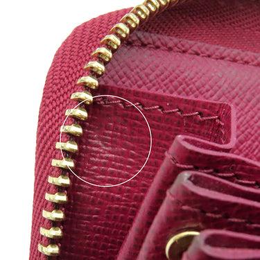 ルイヴィトン LOUIS VUITTON ミュルティカルト M61299 フューシャ モノグラムキャンバス カードケース ゴールド金具 名刺入れ コインケース 茶