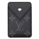 ルイヴィトン LOUIS VUITTON ポルト カルト マグネット M12602 モノグラムエクリプス レザー モノグラムエクリプスキャンバス カードケース 黒 MagSafe スマホアクセサリー